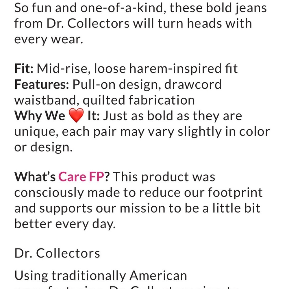 NWT FP Dr Collectors Textured Green and Indigo Pleated Kantha Pants - Picture 9 of 17